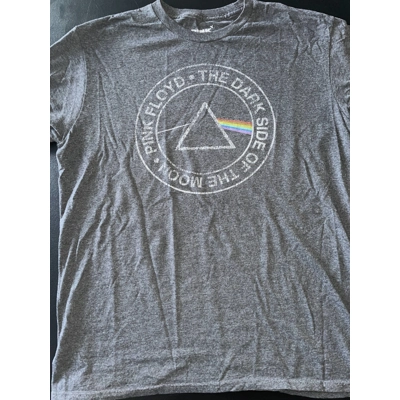 L Mens/Womens T-Shirt, Gray, Pink Floyd