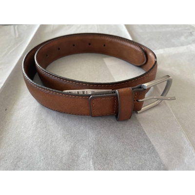 L Boys Belt, Tan Leather