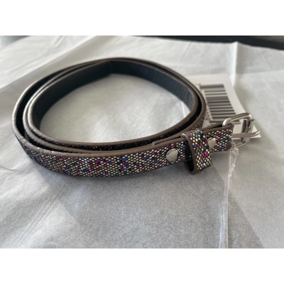L Girls Belt, Multicolored Glitter