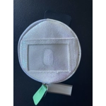 Coin Purse, White Glitter, Snowman