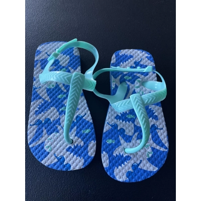 M Toddler Boys Sandals, Blue & Aqua, Sharks