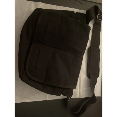 Messenger Bag, Canvas, Black