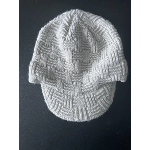 OS Girls Knit Hat, Pale Gray