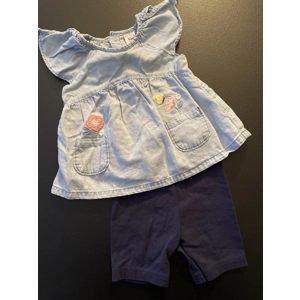12m Girls Summer Outfit, Blu..