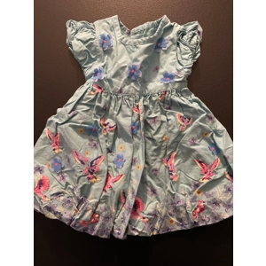3-6m Girls Summer Dress, Blu..