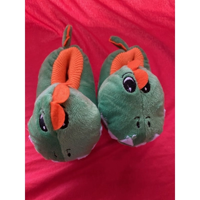 Toddler 3/4 Sz, Slipper, Dinosaur