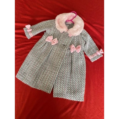 12 Mths, Jacket, Pink/Grey, Herringbone