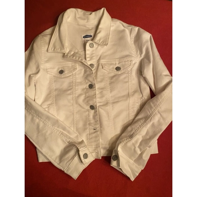 14 Junior Size, Denim Jacket, White
