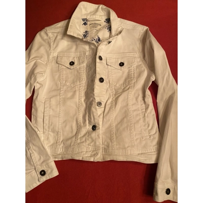 13/14 Youth, Denim Jacket, White