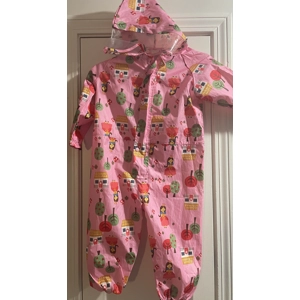 M Girls Rainsuit, Pink, Prin..