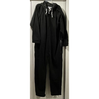 XL Adult Onesie, Black