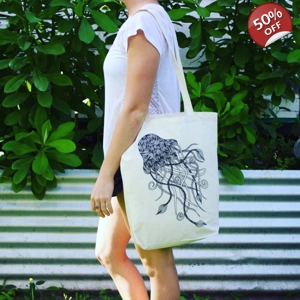 Jellyfish Calico Bag