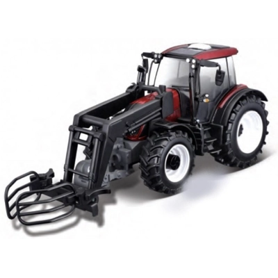 Bburago Valtra Farm Tractor N174 w/Front Loader 1:32 Diecast Model B18-44082