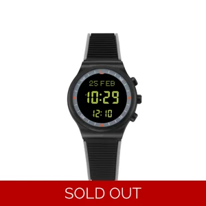 Al-Sahar Sport Watch Black-Grey Colour