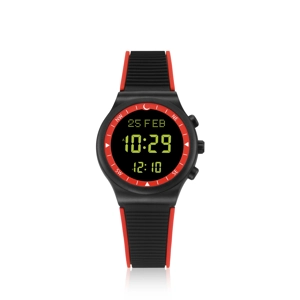 Al-Sahar Sport Watch Black-Red