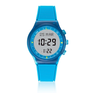 AL-SAHAR Sport Watch Light Blue Colour