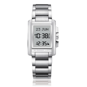Al-Sahar Square Silver Watch