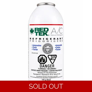 RED TEK A/C Refrigerant 6 oz cans Price varies by qty