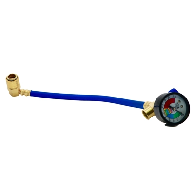 REDTEK 134a Installation Hose with Gauge title=
