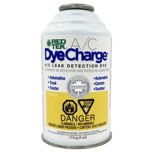REDTEK DyeCharge A/C Leak Finder - 4 oz can