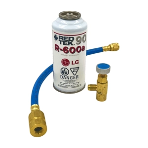 RED TEK R-600a 90g Kit with Can Tap and Installation Hose