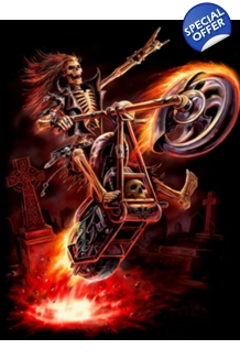 Skeleton Biker