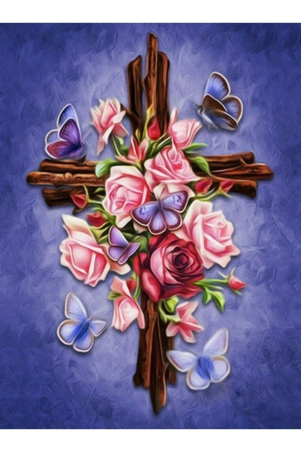 Floral Cross