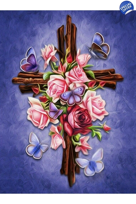 Floral Cross