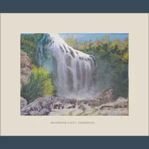 Mac Kenzie falls - Grampians- Halls Gap - Unframed -Draga Gelt