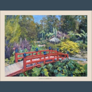 Lotus gardens -Unframed - Margaret Moss