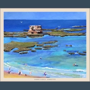 Darby's rock - Sorrento- Unframed - Mitchell Smith