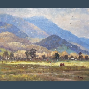 Streak of light- Tawonga  {unframed}