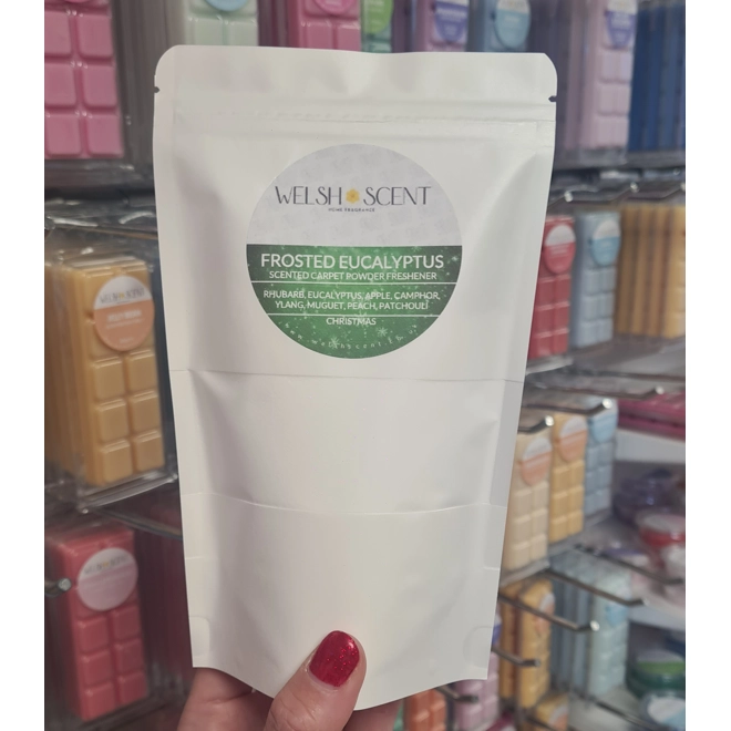 product Image for Frosted Eucalyptus Carpet Freshener Powder Bag