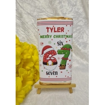 67 Christmas Personalised Chocolate Sleeve