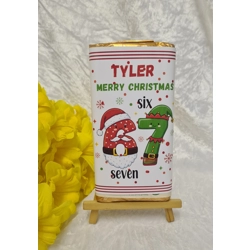 67 Christmas Personalised Chocolate Sleeve