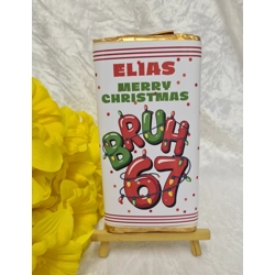 67 Christmas Lights Personalised Chocolate Sleeve