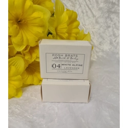 White Alphine Shower Lotion Bar