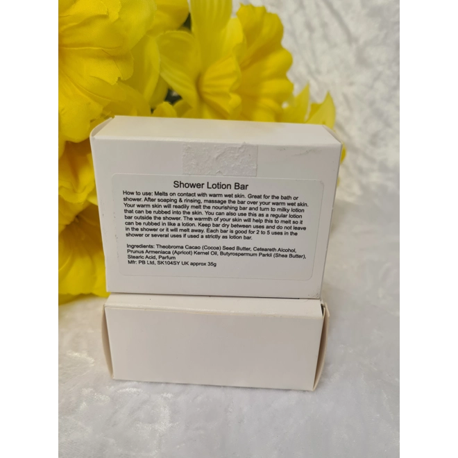 Additional Image for White Alphine Shower Lotion Bar