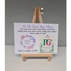 To The Best Step Mum Tea Card