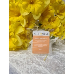 Happy Birthday Aroma Bead Air Freshener Bag