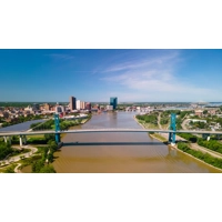 Maumee River and Toledo Skyline