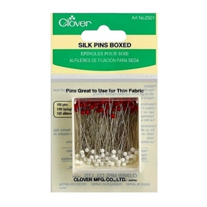 Clover Silk Pins 100 Boxed