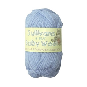 Sullivans 4ply Baby Yarn Blue 25g