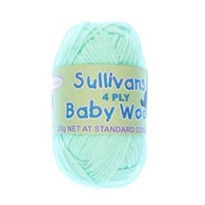 Sullivans 4ply Baby Yarn Mint 25g