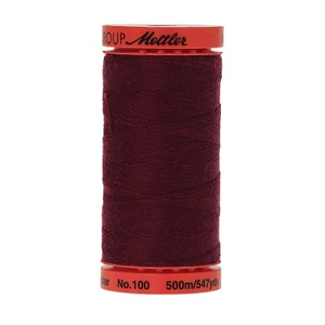 Mettler Metrosene Polyester 500m Colour 109 Bordeaux