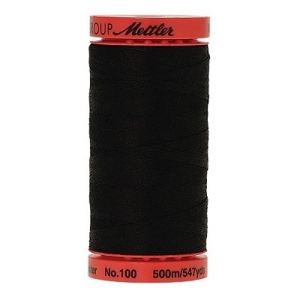 Mettler Metrosene Polyester 500m Colour 4000 Black