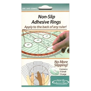 Non-Slip Adhesive Rings for Quilting Rulers 15pcs