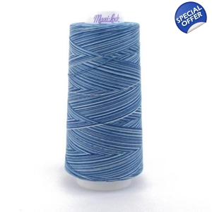 Maxi-Lock Swirls Overlocking Thread 3000yd Blueberry Cobbler