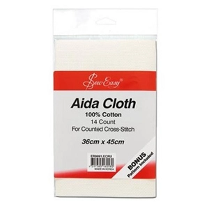 Sew Easy Aida Cloth Ecru 36cm x 45cm