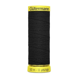 Gutermann Elastic Thread 4017 Black